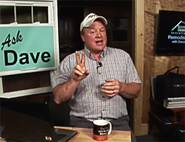 Dave on the set of Remodeling Maine